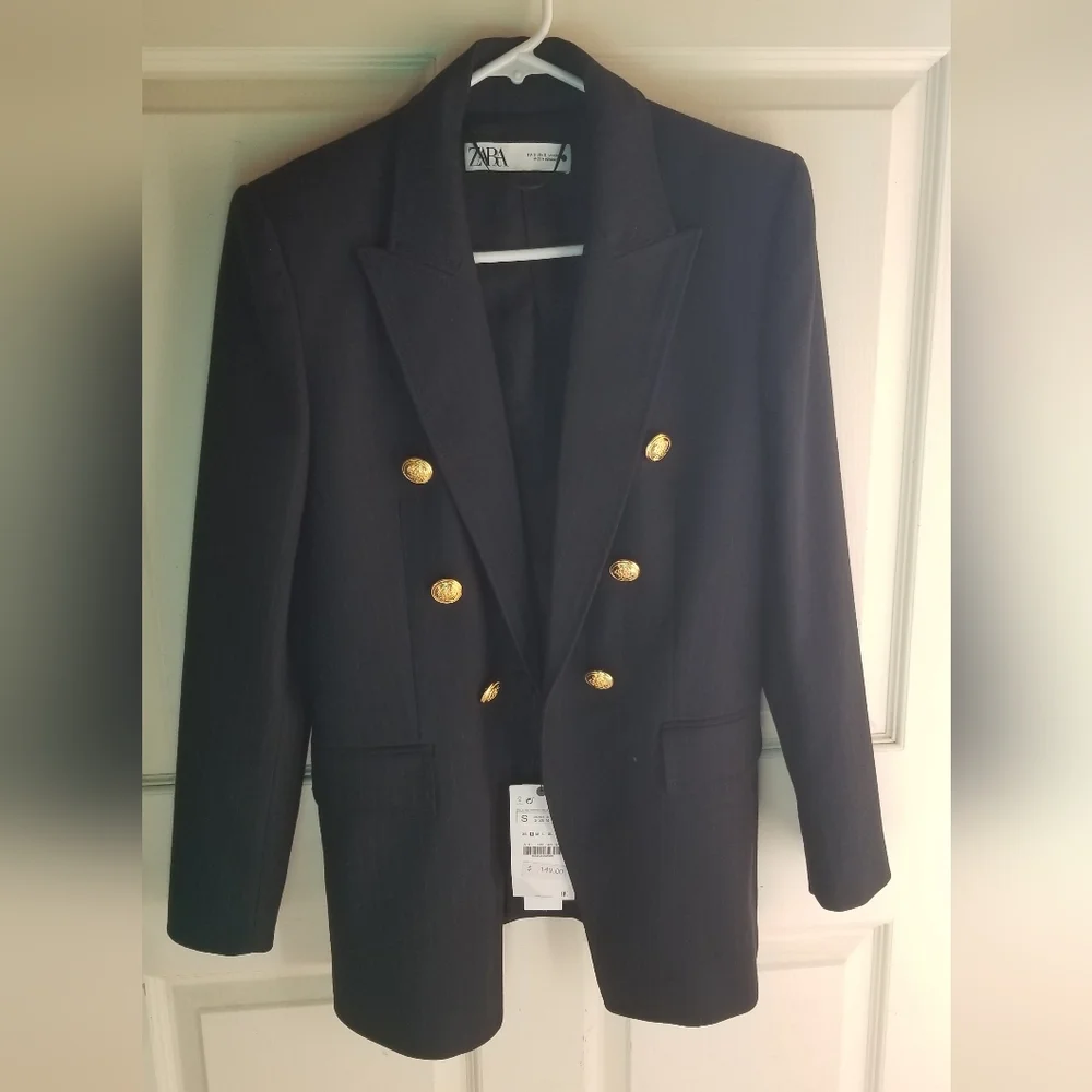 Zara pinstripe blazer - Picture 4 of 7